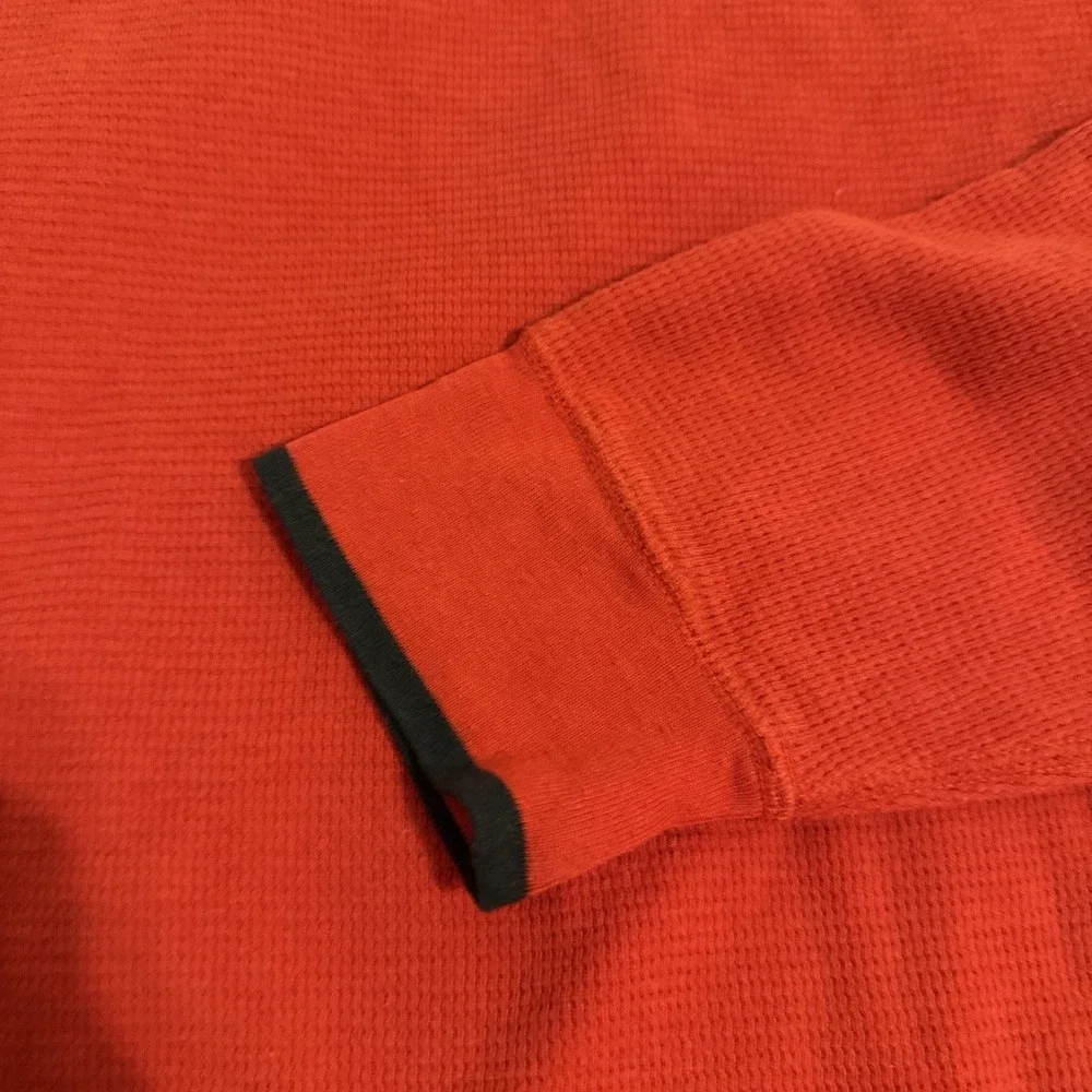 Polo Ralph Lauren Red Long Sleeve Thermal Sleepwear Top Mens XL Logo